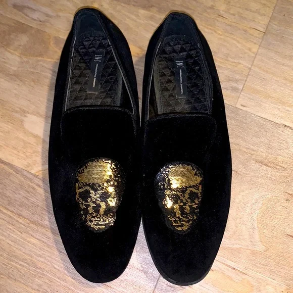 INC International Concepts | Shoes | Black And Gold Skull  display picture 3